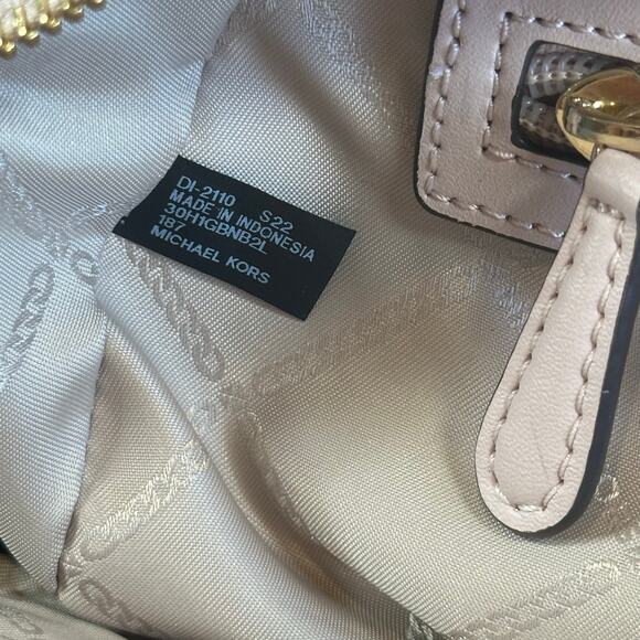 Michael Kors Brooklyn Medium Pebbled Leather Backpack - Picture 10 of 10